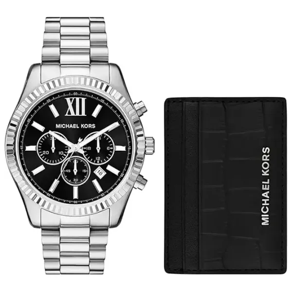 Ceas de mână pentru bărbați MICHAEL KORS MK1091SET Cuarț / 44 mm photo 1