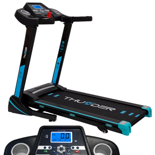 Bandă de alergat Thunder ICON-BLACK 17 km/h / 140 kg / Black photo 2