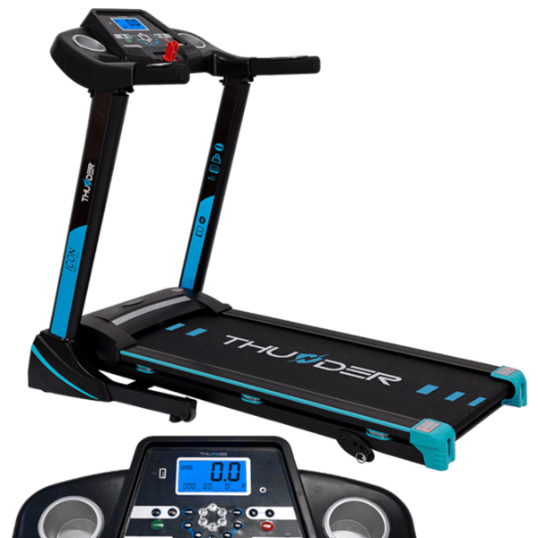 Bandă de alergat Thunder ICON-BLACK 17 km/h / 140 kg / Black photo 2