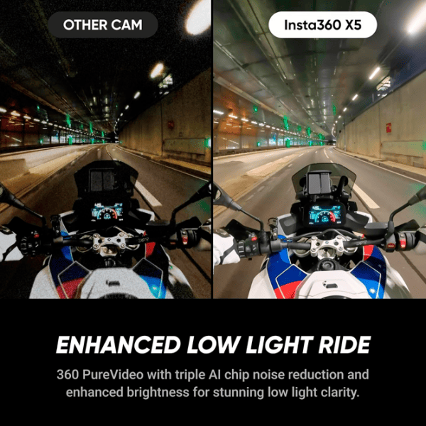 Экшн-камера Insta360 CINSAAHA 72 МП / 2400 мАч / Черный photo 10