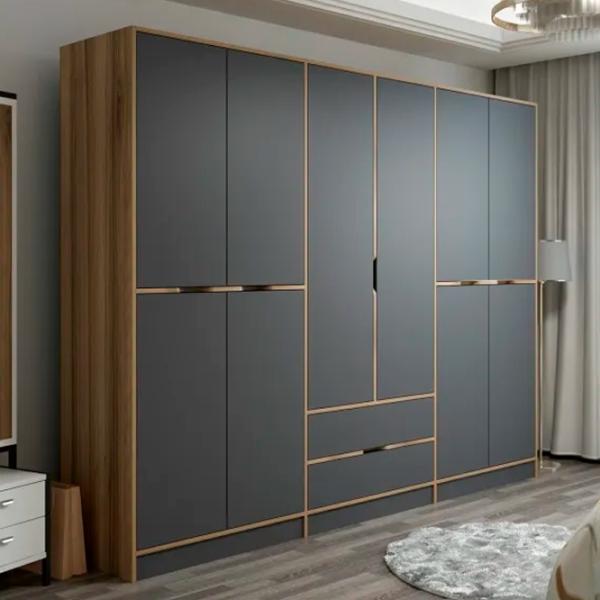 Dulap pentru haine Trendy Elina - 208 277 x 52 x 208 / LPAL / Walnut photo 7