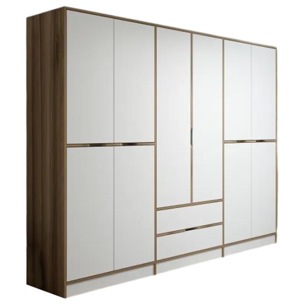 Dulap pentru haine Trendy Elina - 208 277 x 52 x 208 / LPAL / Walnut photo 1