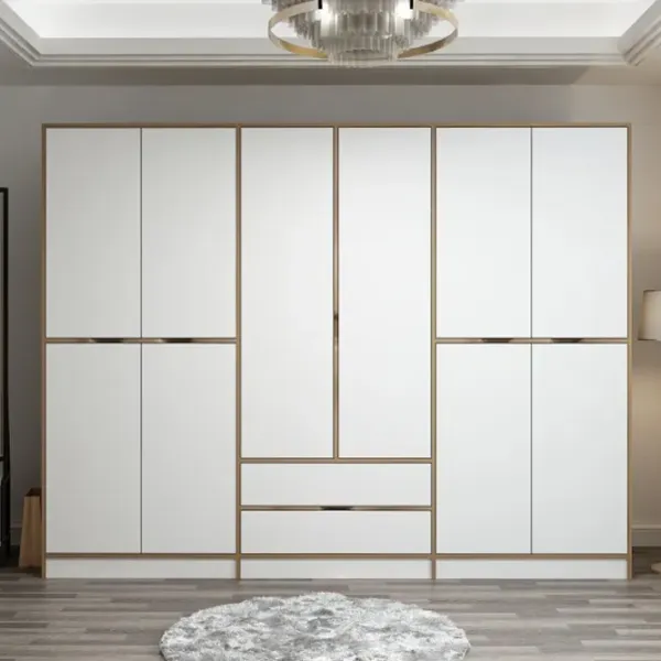 Dulap pentru haine Trendy Elina - 208 277 x 52 x 208 / LPAL / Walnut photo 4