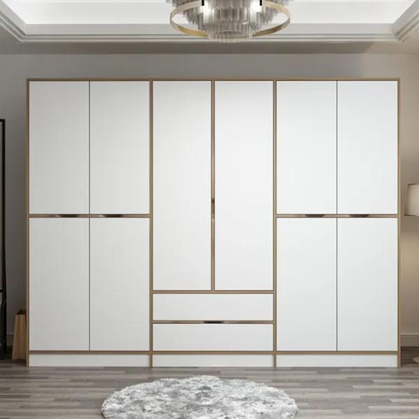 Dulap pentru haine Trendy Elina - 208 277 x 52 x 208 / LPAL / Walnut photo 4