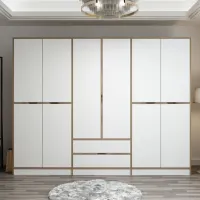 Dulap pentru haine Trendy Elina - 208 277 x 52 x 208 / LPAL / Walnut photo 4