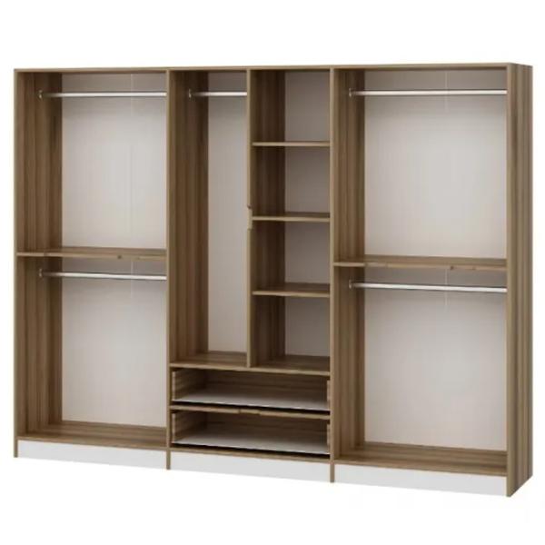 Dulap pentru haine Trendy Elina - 208 277 x 52 x 208 / LPAL / Walnut photo 5