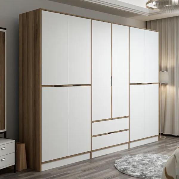 Dulap pentru haine Trendy Elina - 208 277 x 52 x 208 / LPAL / Walnut photo 6