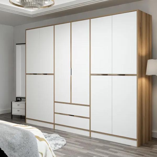 Dulap pentru haine Trendy Elina - 208 277 x 52 x 208 / LPAL / Walnut photo 7
