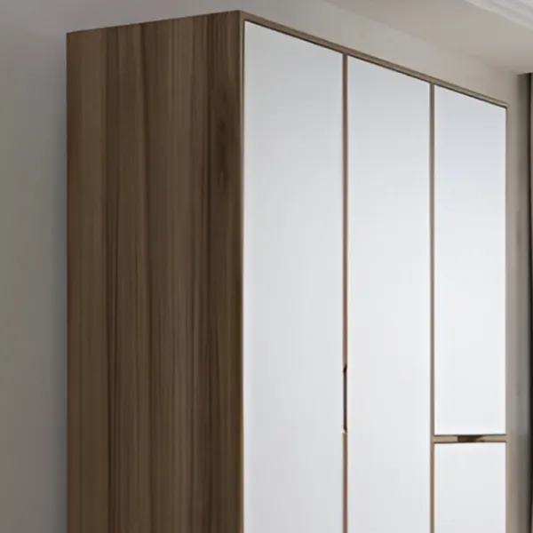 Dulap pentru haine Trendy Elina - 208 140 x 52 x 208 / LPAL / Walnut photo 6