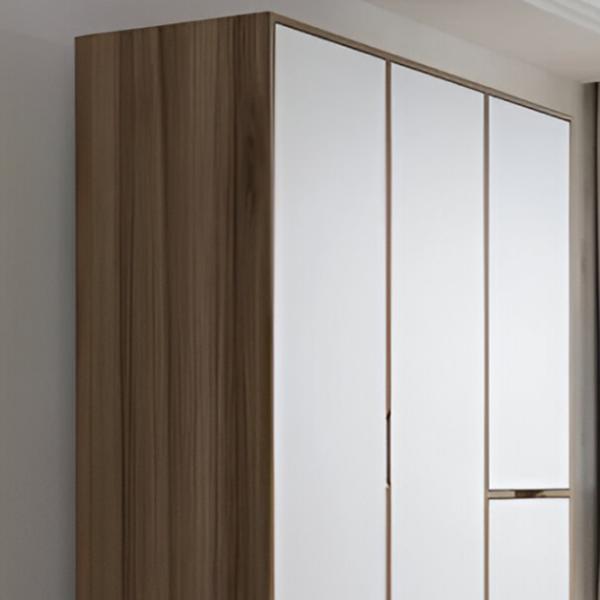 Dulap pentru haine Trendy Elina - 208 140 x 52 x 208 / LPAL / Walnut photo 6