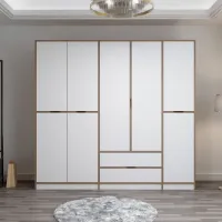 Dulap pentru haine Trendy Elina - 208 232 x 52 x 208 / LPAL / Walnut photo 4