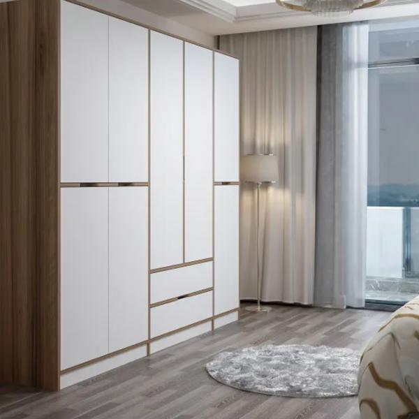 Dulap pentru haine Trendy Elina - 208 232 x 52 x 208 / LPAL / Walnut photo 7