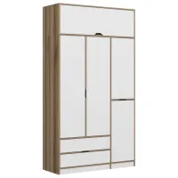 Dulap pentru haine Trendy Elina - 253 140 x 52 x 253 / LPAL / Walnut