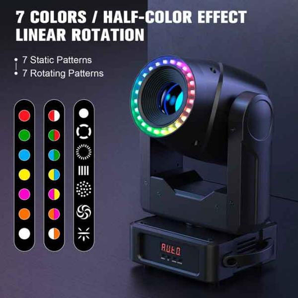 Proiector LED Bon Audio ZQ02360 Black /  photo 5