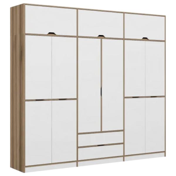 Dulap pentru haine Trendy Elina - 253 277 x 52 x 253 / LPAL / Walnut photo 1
