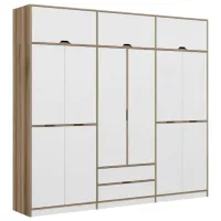 Dulap pentru haine Trendy Elina - 253 277 x 52 x 253 / LPAL / Walnut