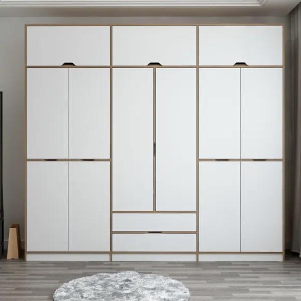 Dulap pentru haine Trendy Elina - 253 277 x 52 x 253 / LPAL / Walnut photo 3