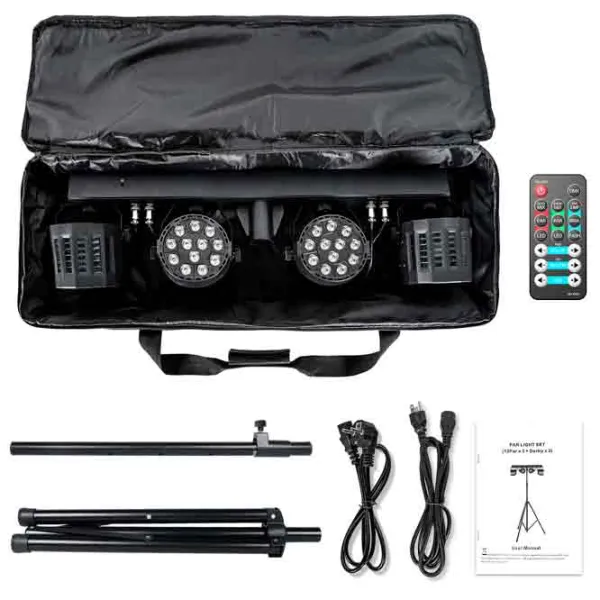 Seturi de iluminat Bon Audio ZQ01447 Black /  photo 3