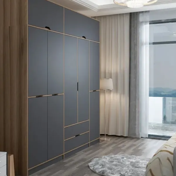 Dulap pentru haine Trendy Elina - 253 232 x 52 x 253 / LPAL / Walnut photo 5