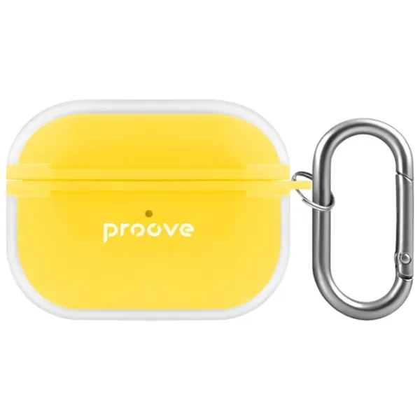 Husă pentru căști Apple AirPods Pro 3 (Air Bump) Proove / Silicon / Yellow photo 3
