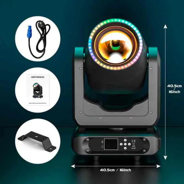 Seturi de iluminat Bon Audio ZQ02345 Black / 110 - 240 V photo 2