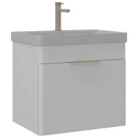 Dulap cu lavoar Orka Procida 60 Pe perete / MDF / White