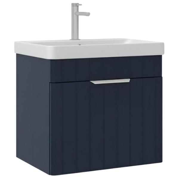 Dulap cu lavoar Orka Procida 60 Pe perete / MDF / Navy photo 1