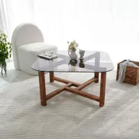 Măsuță de cafea Trendy Zen GTR000873 Brown photo 5