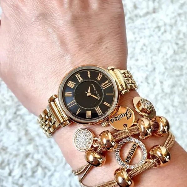 Ceas de mână pentru femei ANNE KLEIN AK/2158BKGB Cuarț / 30 mm photo 4