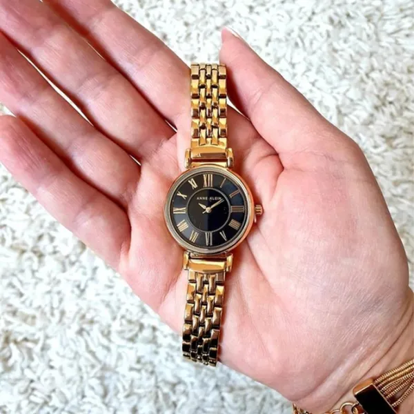 Ceas de mână pentru femei ANNE KLEIN AK/2158BKGB Cuarț / 30 mm photo 6