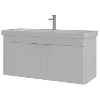 Dulap cu lavoar Orka Procida 105 Pe perete / MDF / White photo 2