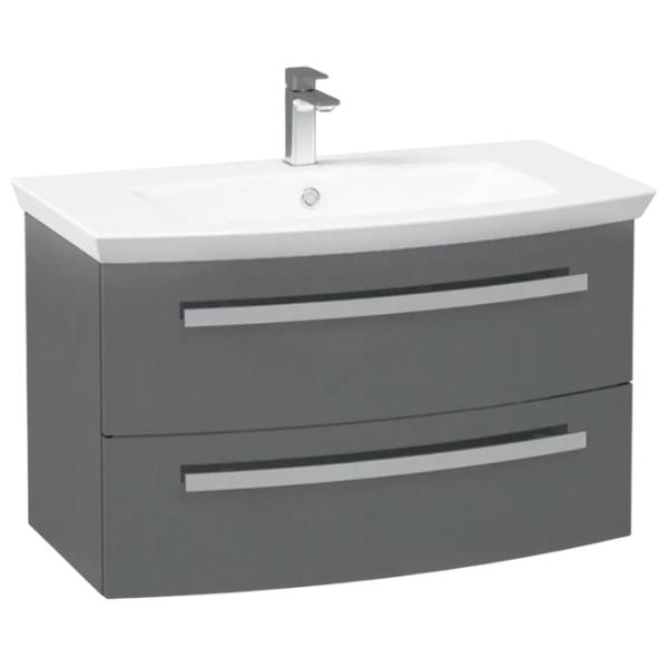 Dulap cu lavoar Orka Urla 70 Pe perete / MDF / Anthracite photo 1