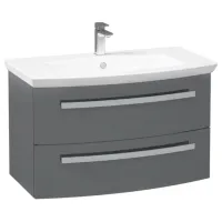 Dulap cu lavoar Orka Urla 70 Pe perete / MDF / Anthracite