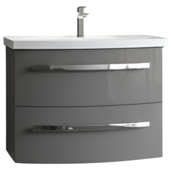 Dulap cu lavoar Orka Urla 70 Pe perete / MDF / Gray photo 1