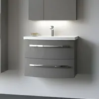 Dulap cu lavoar Orka Urla 70 Pe perete / MDF / Gray photo 2