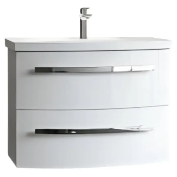 Dulap cu lavoar Orka Urla 70 Pe perete / MDF / White photo 1