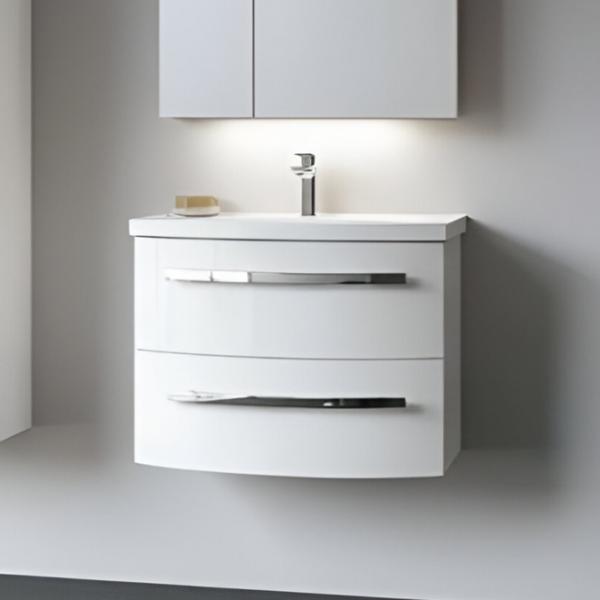 Dulap cu lavoar Orka Urla 70 Pe perete / MDF / White photo 4