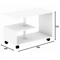 Măsuță de cafea Trendy Karanfil GTR006092 White photo 5