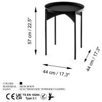 Măsuță de cafea Trendy Shb-002-A GTR006096 Black photo 5