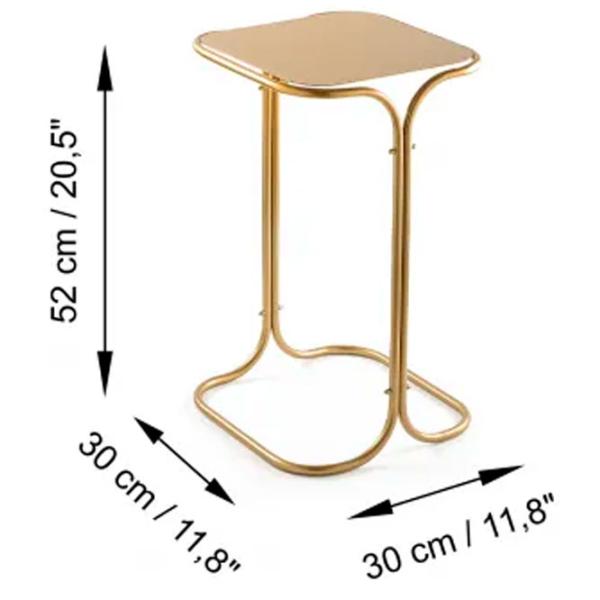 Măsuță de cafea Trendy Shb-001 GTR006089 Gold photo 5