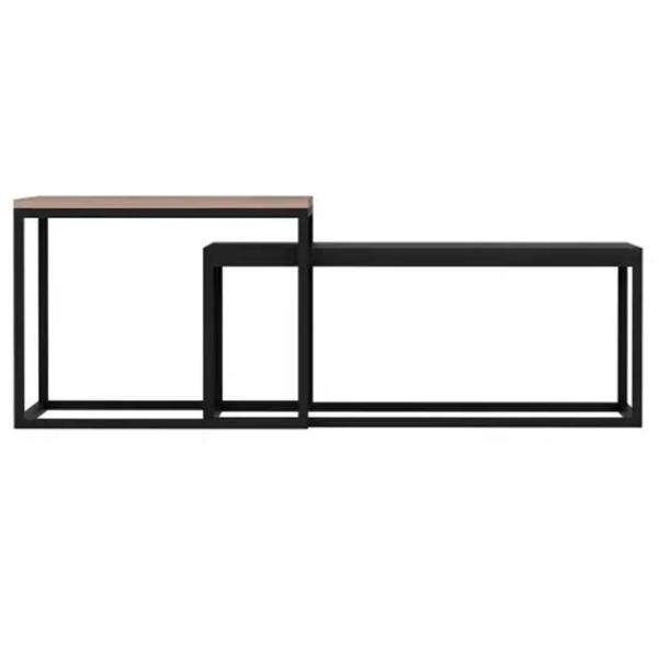 Set măsuțe de cafea Trendy Leka GTR003729 Black photo 3