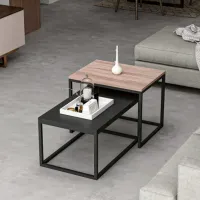 Set măsuțe de cafea Trendy Leka GTR003729 Black photo 5