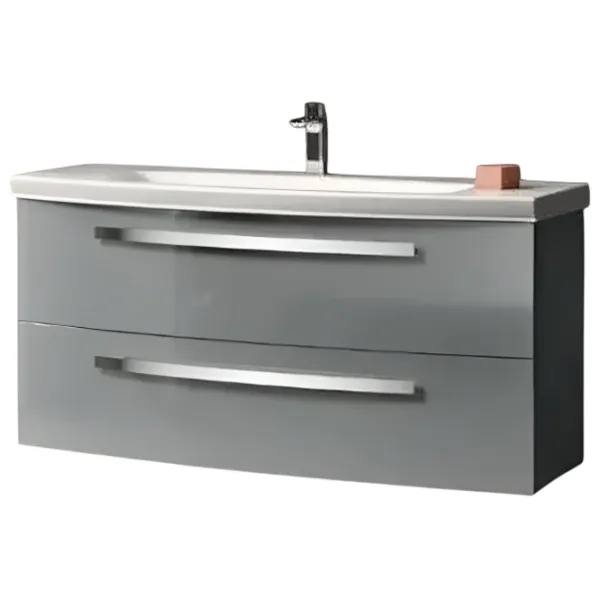 Dulap cu lavoar Orka Urla 110 Pe perete / MDF / Gray photo 1