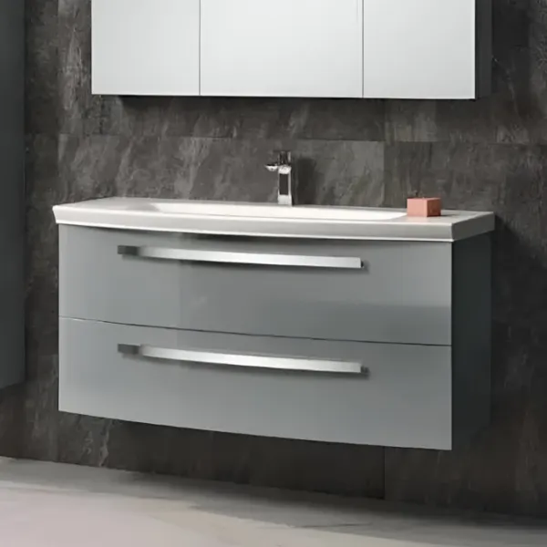 Dulap cu lavoar Orka Urla 110 Pe perete / MDF / Gray photo 2
