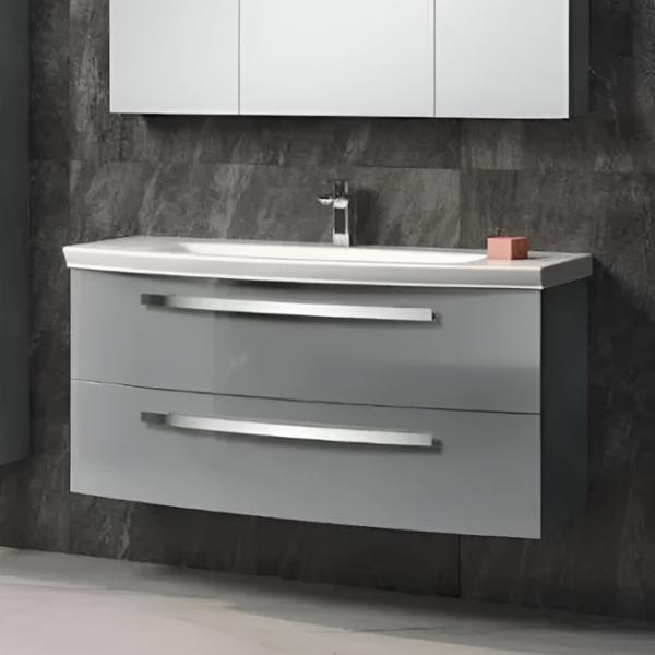 Dulap cu lavoar Orka Urla 110 Pe perete / MDF / Gray photo 2