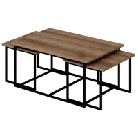 Set măsuțe de cafea Trendy Levada GTR003973 Brown photo 2