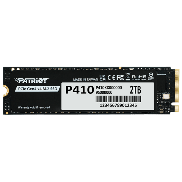 SSD Patriot P410 2 ТБ M.2 NVMe photo 1