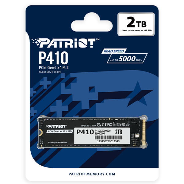 SSD Patriot P410 2 ТБ M.2 NVMe photo 4