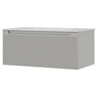 Dulap cu lavoar Orka Olbia 100 Pe perete / MDF / Matte Cashmere