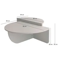 Măsuță de cafea Trendy Podium GTR000768 Brown photo 8